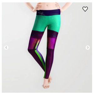 Society6 Leggings - "Color Block 4 by Kathy Morton Stanion"